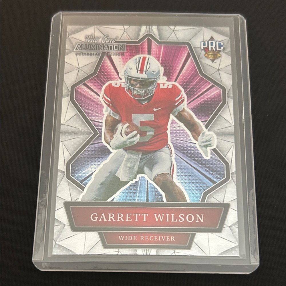 Garrett Wilson Ohio State Football Card 2021 Wild Card Alumination Series
